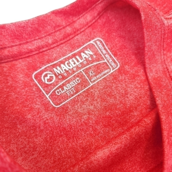 MAGELLAN Red Long Sleeve Compression Tee Sz XL - Picture 3 of 11